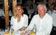 Sybille Beckenbauer mit Alexander Schuhmacher (Audi Vertriebsleiter Deutschland, Region Süd